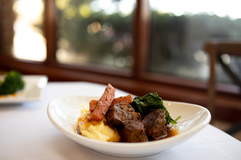 Come to our Chattanooga restaurant and try our seasonal menu items like this delicious pot roast, before it changes!