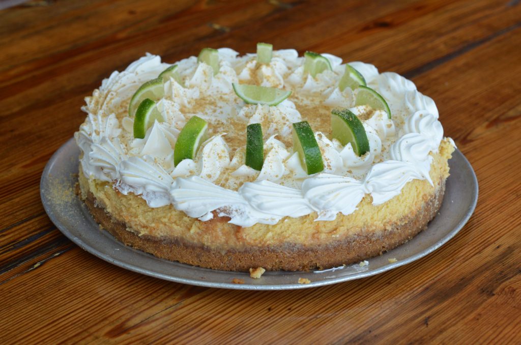 A key lime pie for a New Year party that takes the cake.